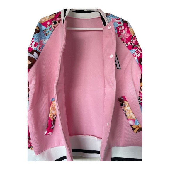 Little girls graphic bomber jacket - Picture 5 of 10